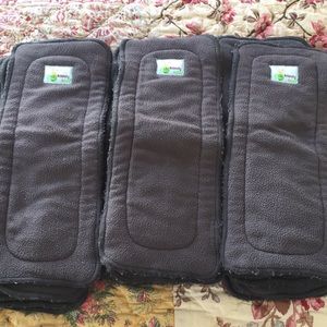 Cloth diapers and bamboo inserts